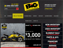Tablet Screenshot of bigstcharlesmotorsports.com